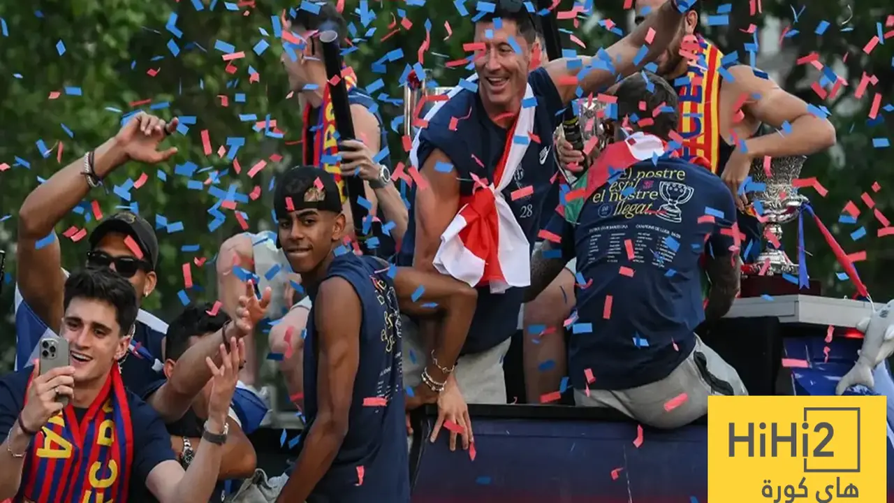 برشلونة يضع خطة الاحتفال بلقب الدوري الإسباني